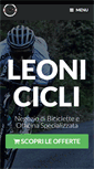 Mobile Screenshot of leonicicli.com